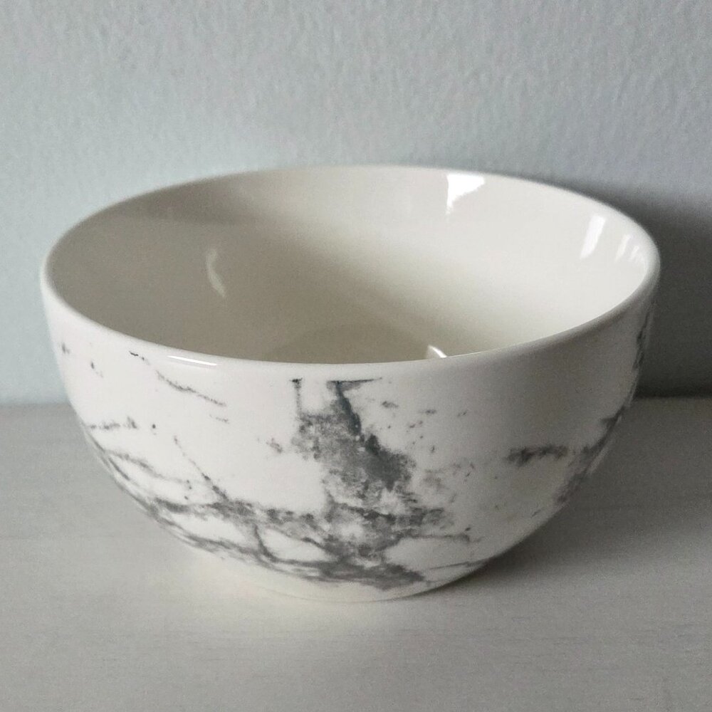 Marble by Royal Norfolk 5.5" Soup/Cereal Bowl Stoneware Dishwasher/Micro Safe